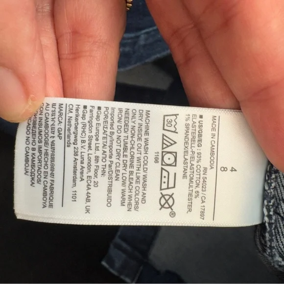 Gap Strapless Denim Midi Dress Size 4 Medium Wash Tube - Picture 5 of 5